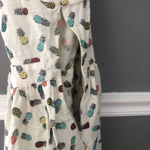 Cooperative Urban Outfitters MIDI Sundress Pineapple Print 100% Cotton (0) - Picture 9 of 11